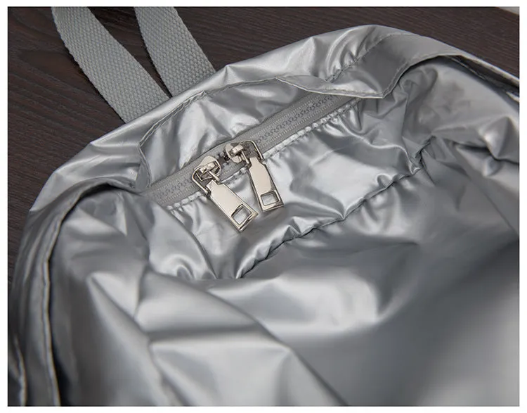 Drawstring fold backpacks