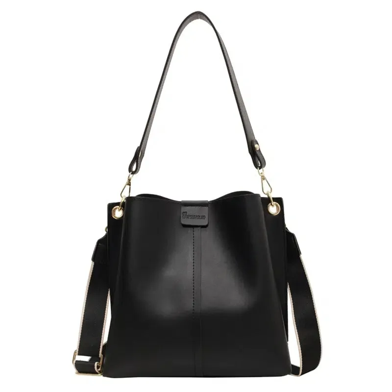 Dual Straps Bucket Shaped Bag