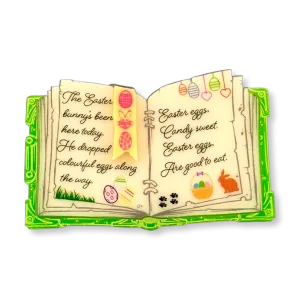 Easter egg instruction book - brooch
