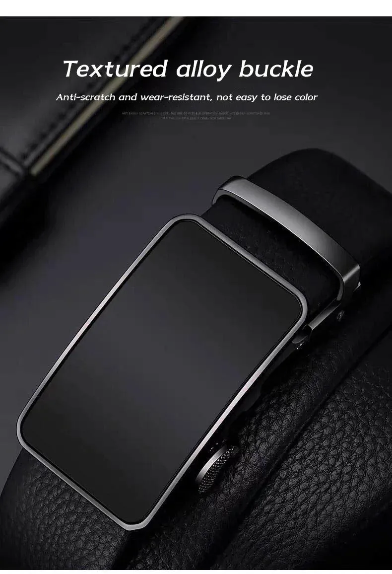 EliteGenuine Men's Cowhide Leather Belt