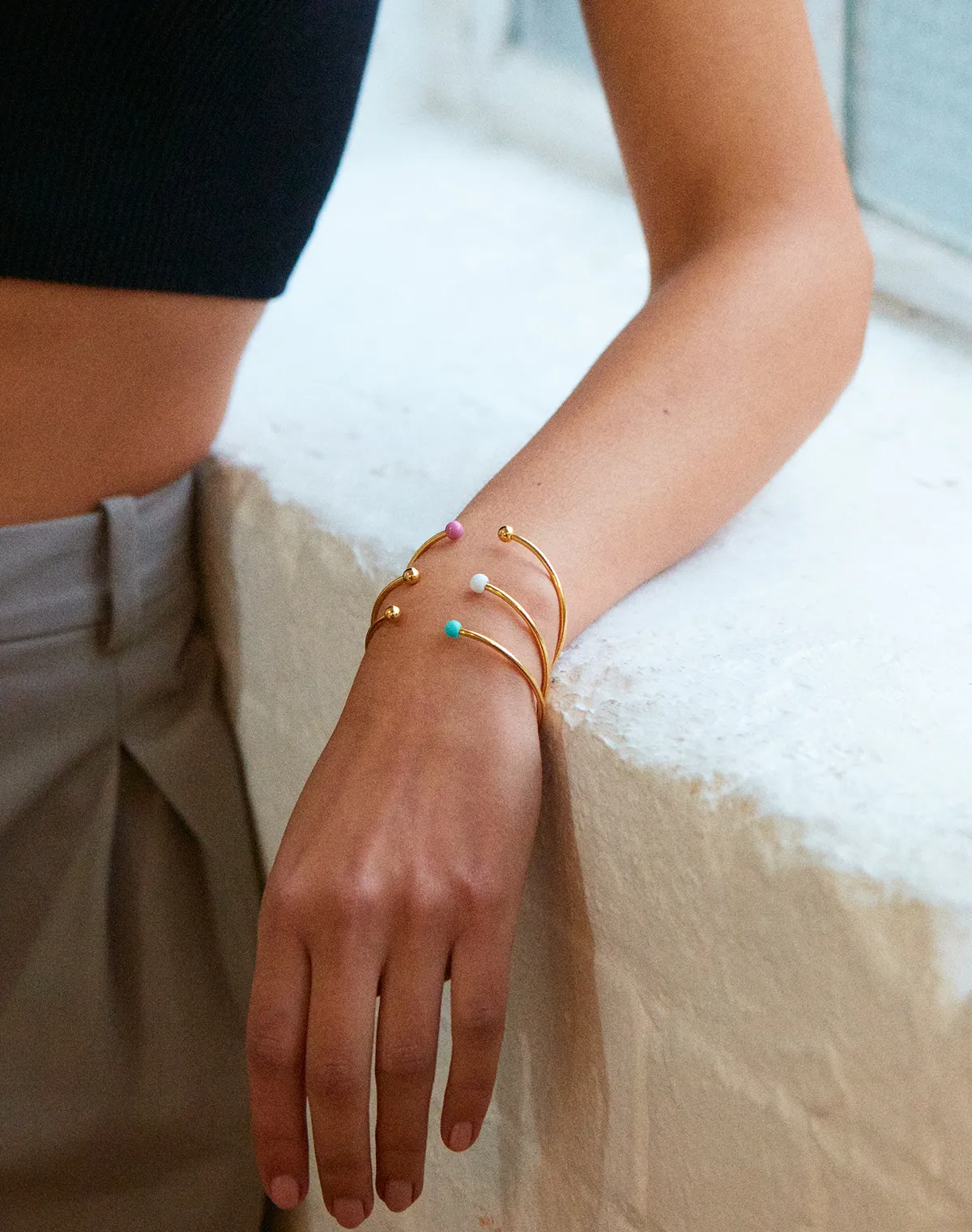 Enamel Bangle Ball