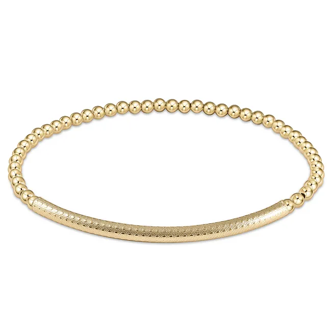 enewton Gold Bliss Bar 3mm Bracelet