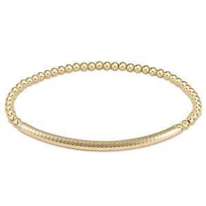 enewton Gold Bliss Bar 3mm Bracelet
