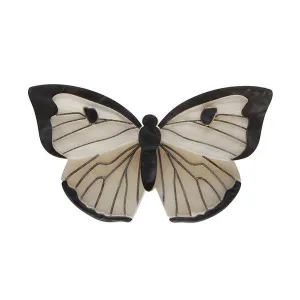 Erstwilder - Social White Cabbage Butterfly Mini Brooch
