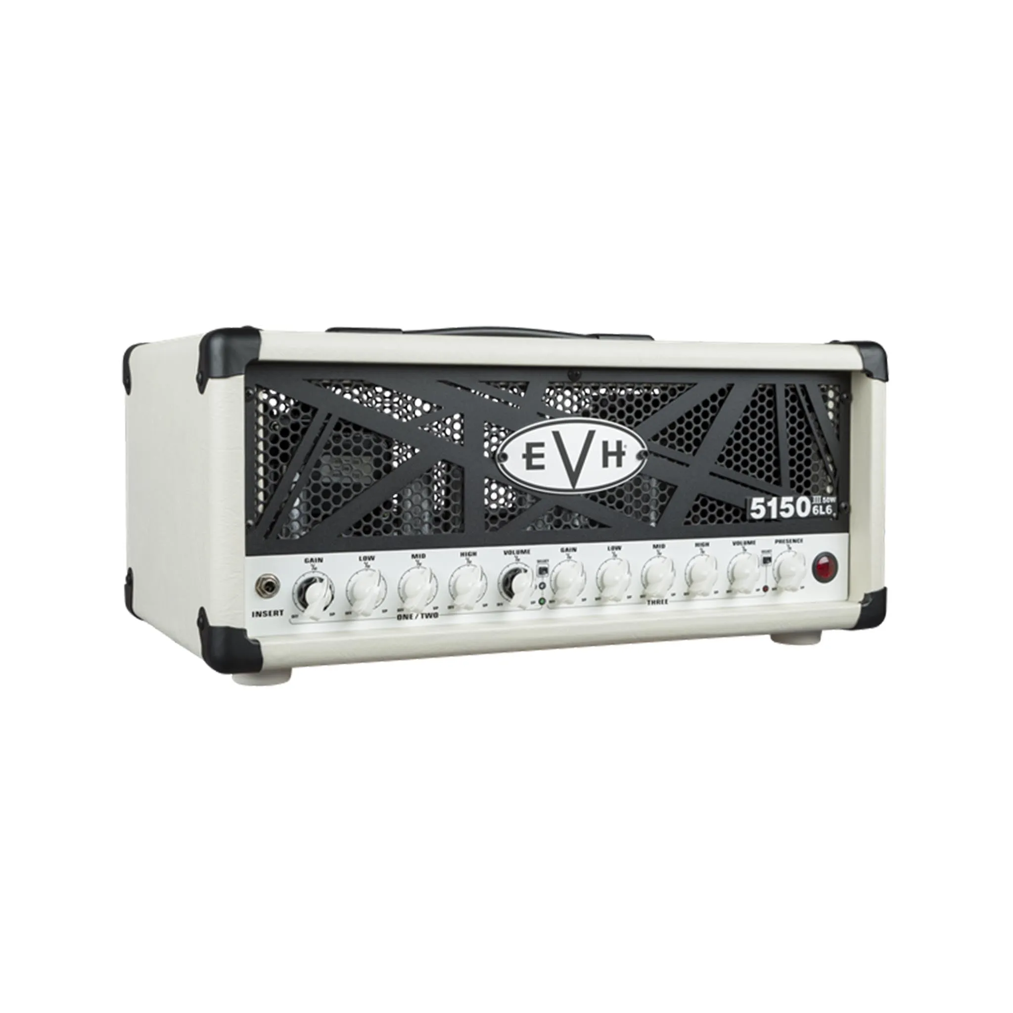 EVH 5150 III 50W 6L6 Tube Guitar Amplifier Head, Ivory, 230V EUR