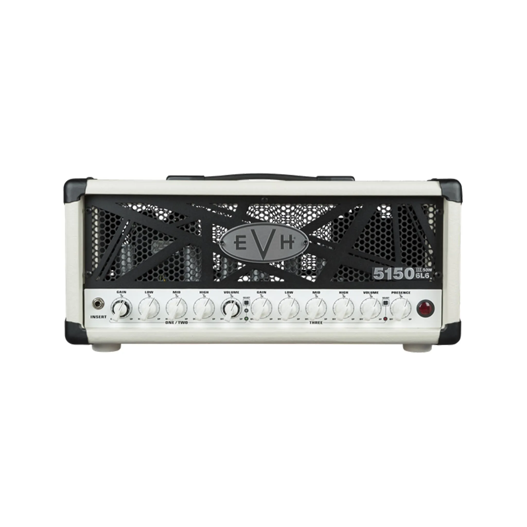 EVH 5150 III 50W 6L6 Tube Guitar Amplifier Head, Ivory, 230V EUR