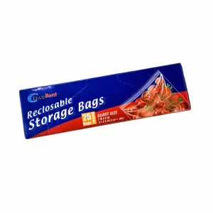 Excellent Reclosable Freezer Bags (17.8cmX20.3cm)