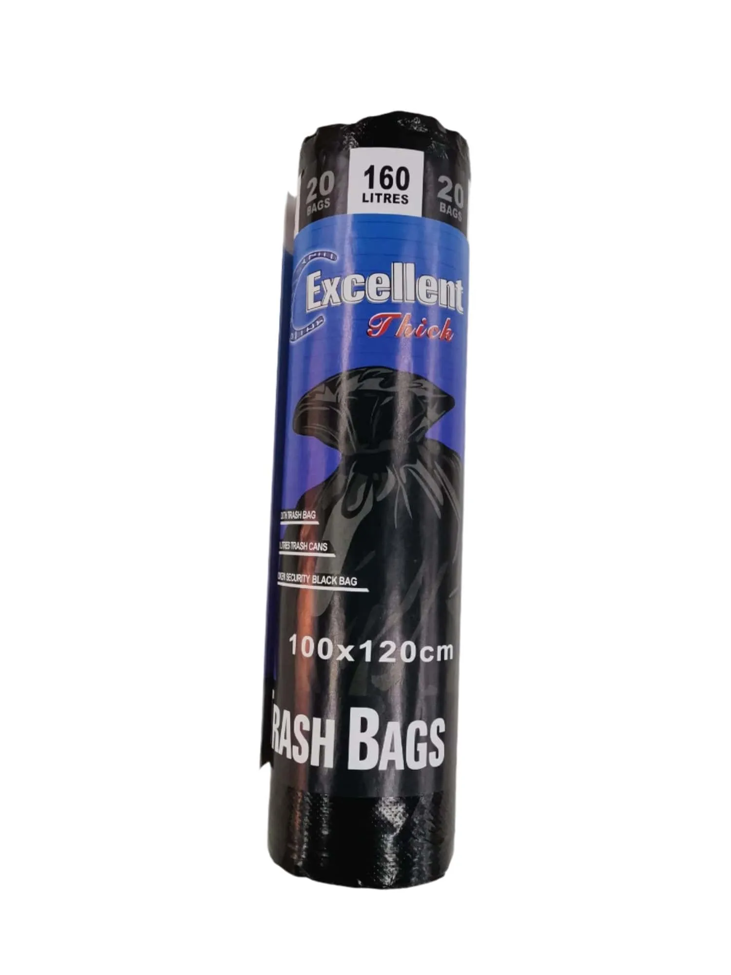 Excellent Trash Refuse Bags 100X120cm 20 Pack 0074