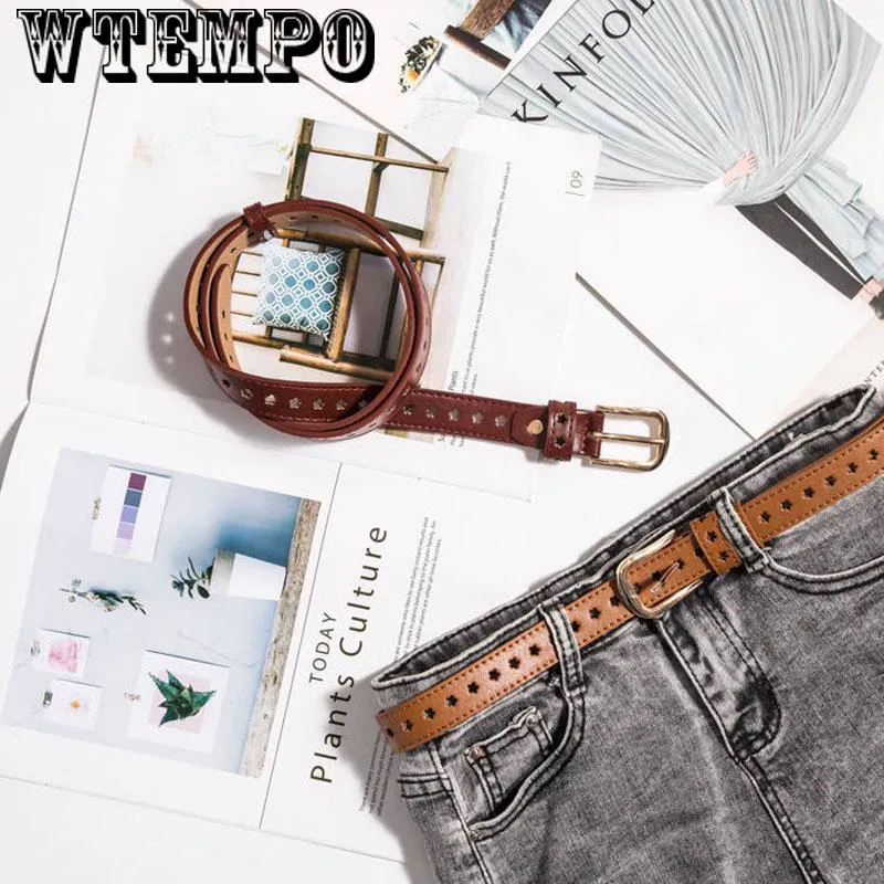 Fashion Female Thin Belt Women High Quality Strap Women Leather Trouser Belts Ladies on Dresses