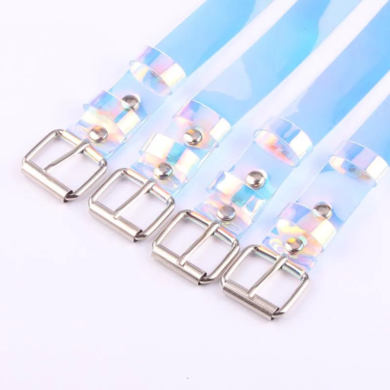 Fashion Women Round Buckle Wild Belts Alloy Buckle Ring Jeans Belts Pants Accessories