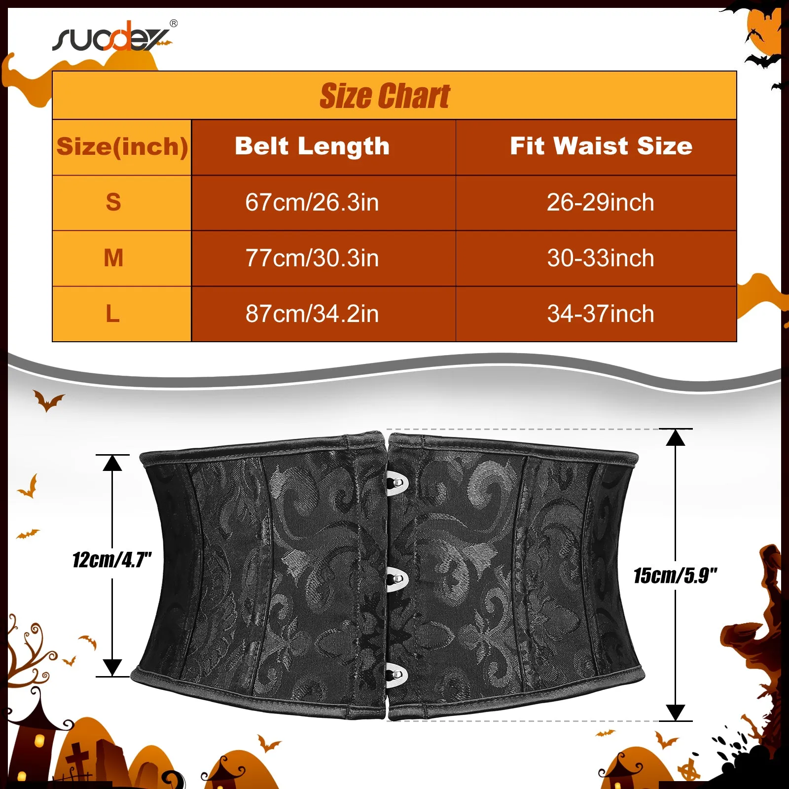 Floral Corset Waist Belt for Women,Embroidered Lace up Waist Belt Wide Waistband Obi Tied Waspie Belt