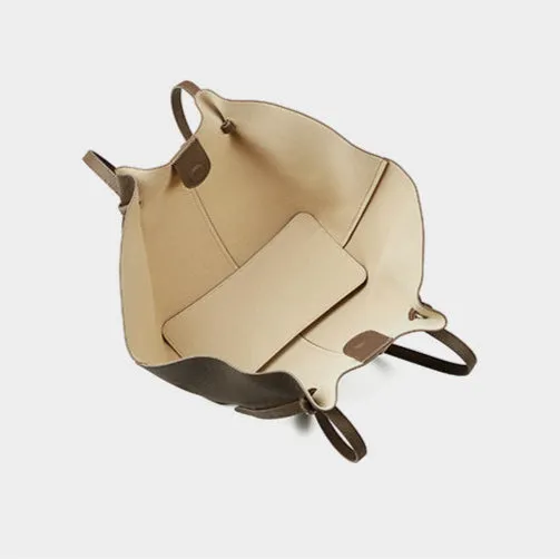 Genuine Cowhide Leather Tote Bag