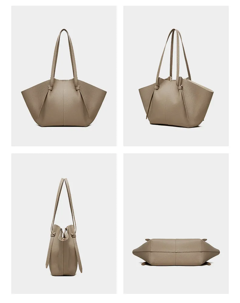 Genuine Cowhide Leather Tote Bag