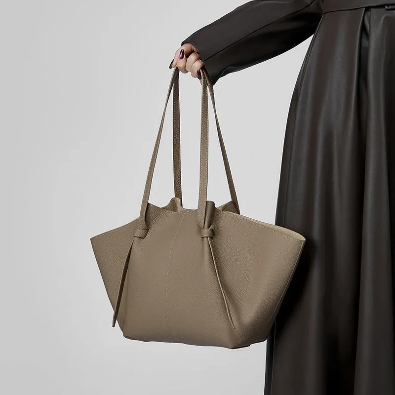 Genuine Cowhide Leather Tote Bag