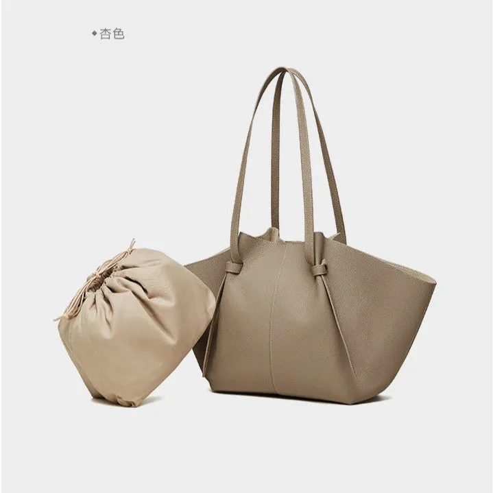 Genuine Cowhide Leather Tote Bag
