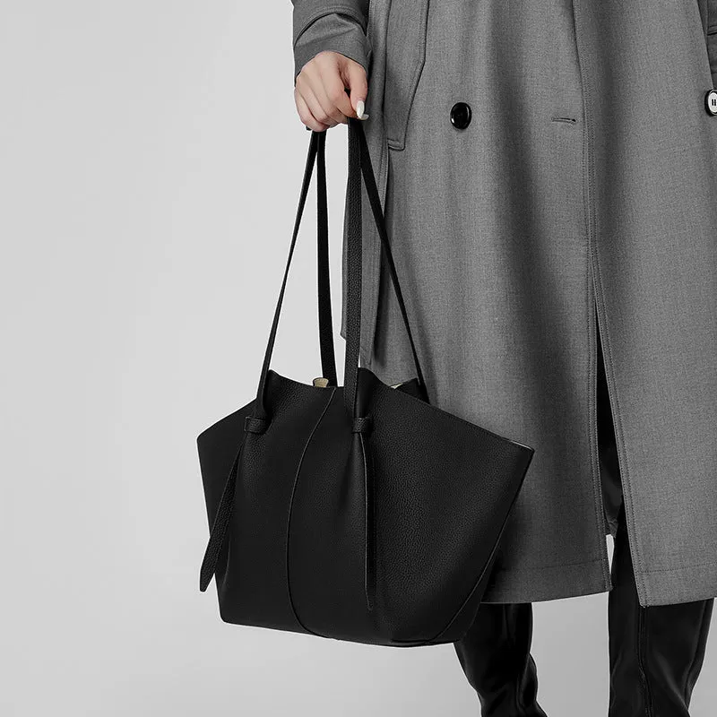 Genuine Cowhide Leather Tote Bag