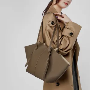 Genuine Cowhide Leather Tote Bag