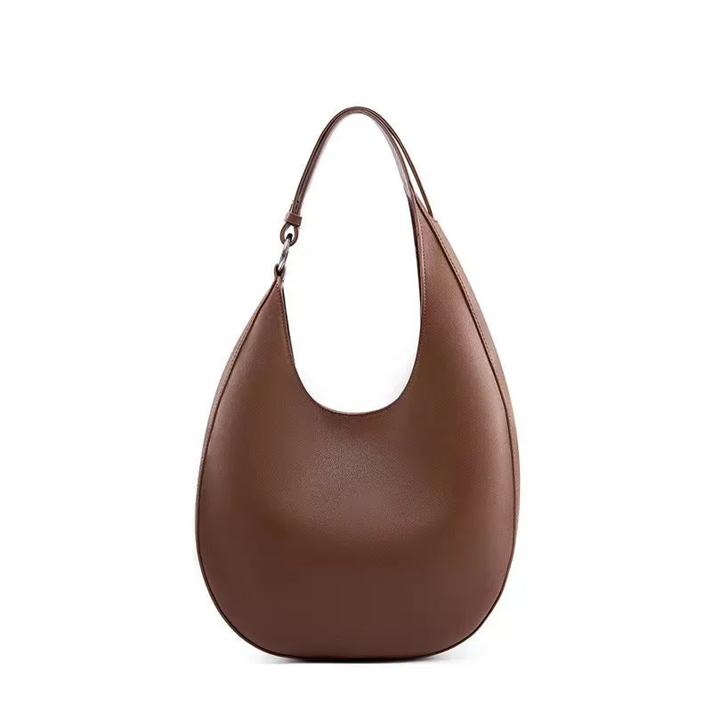 Genuine Leather Underarm Shoulder Bag