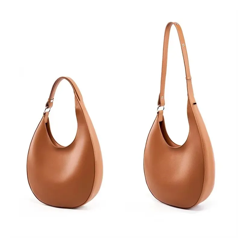 Genuine Leather Underarm Shoulder Bag