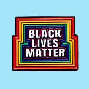 George Floyd I Can't Breathe Black Lives Matter BLM Hard Enamel Brooch Pins Metal Alloy Fashion Jewelry Lapel Pins