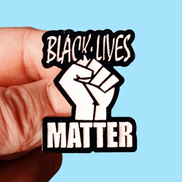 George Floyd I Can't Breathe Black Lives Matter BLM Hard Enamel Brooch Pins Metal Alloy Fashion Jewelry Lapel Pins