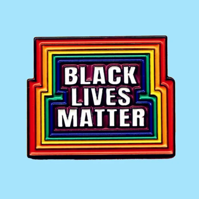George Floyd I Can't Breathe Black Lives Matter BLM Hard Enamel Brooch Pins Metal Alloy Fashion Jewelry Lapel Pins