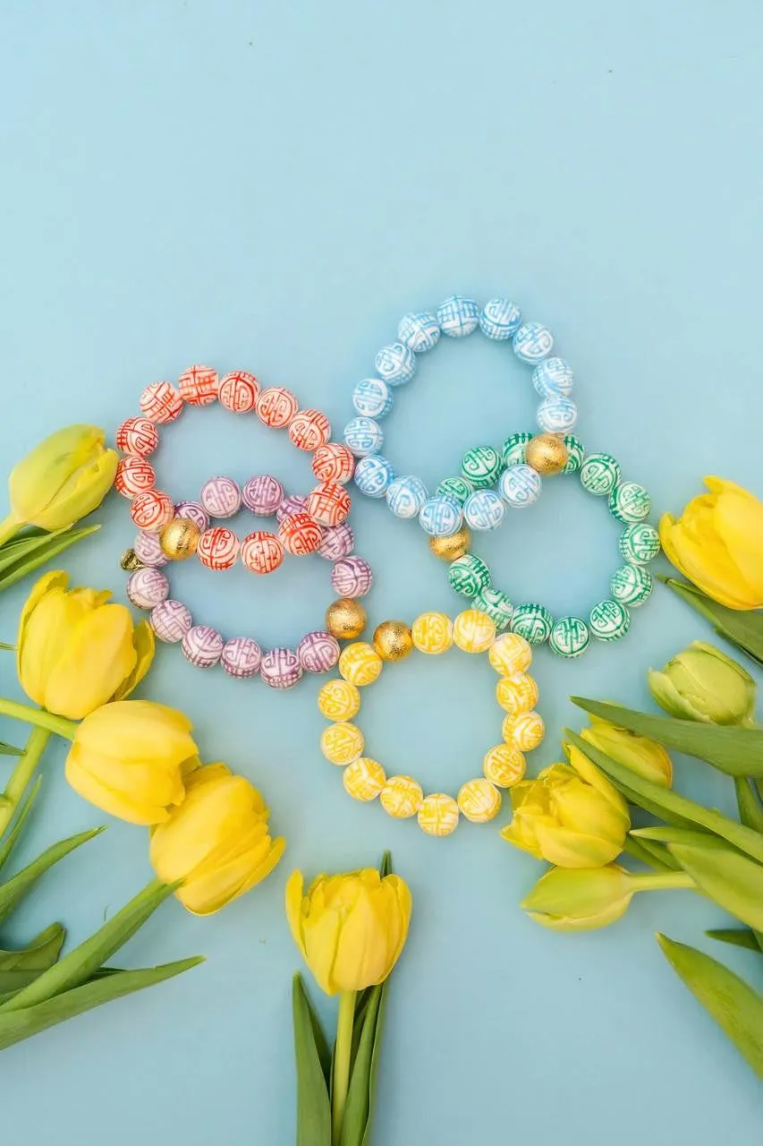 Georgia Beaded Bracelet - Patterned