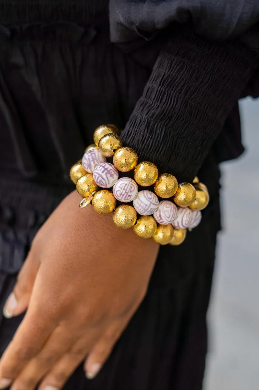Georgia Beaded Bracelet - Patterned