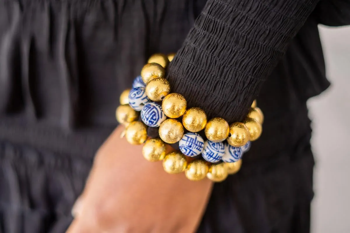 Georgia Beaded Bracelet - Patterned