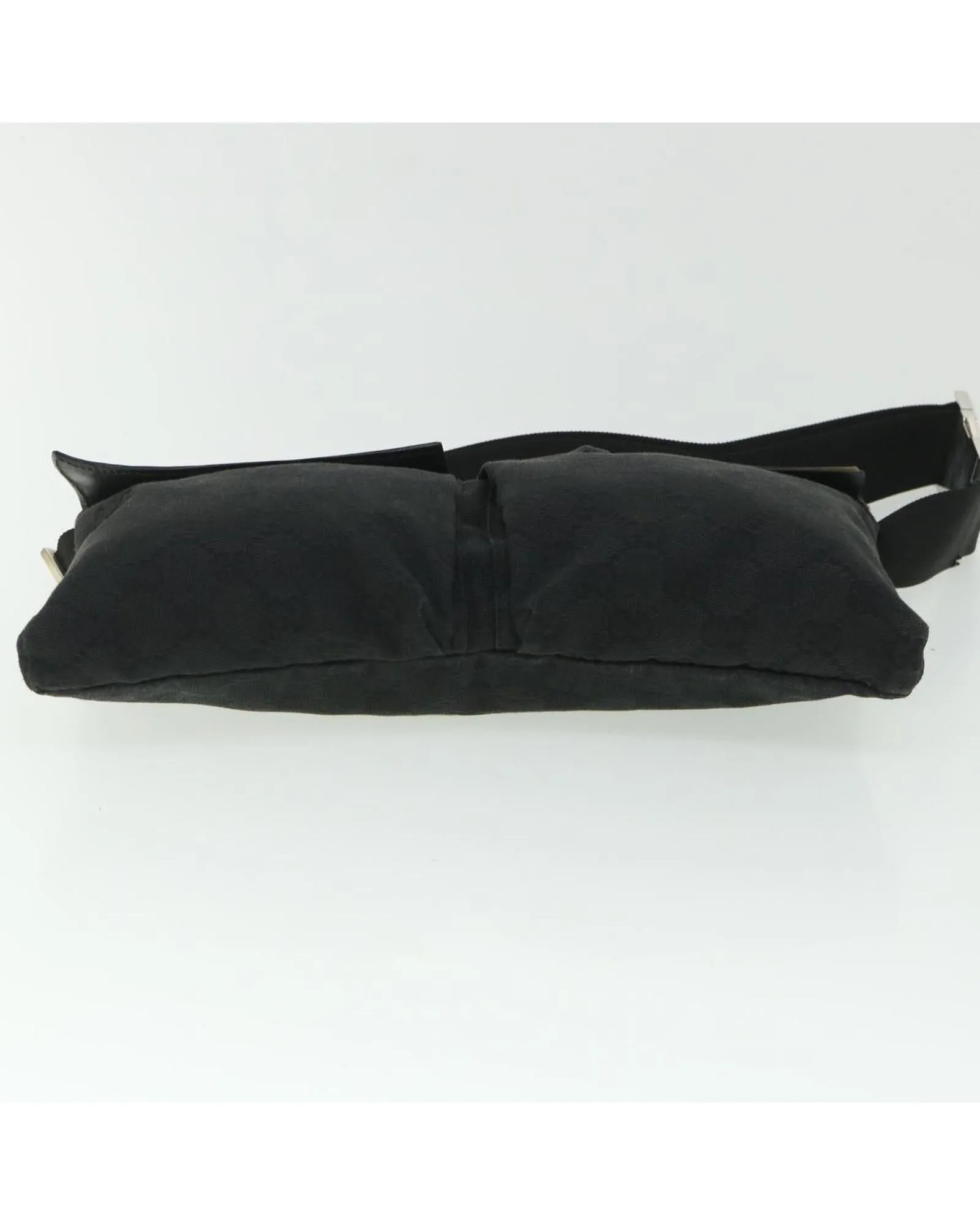 GG Canvas Waist Bag with Dust Bag - Black