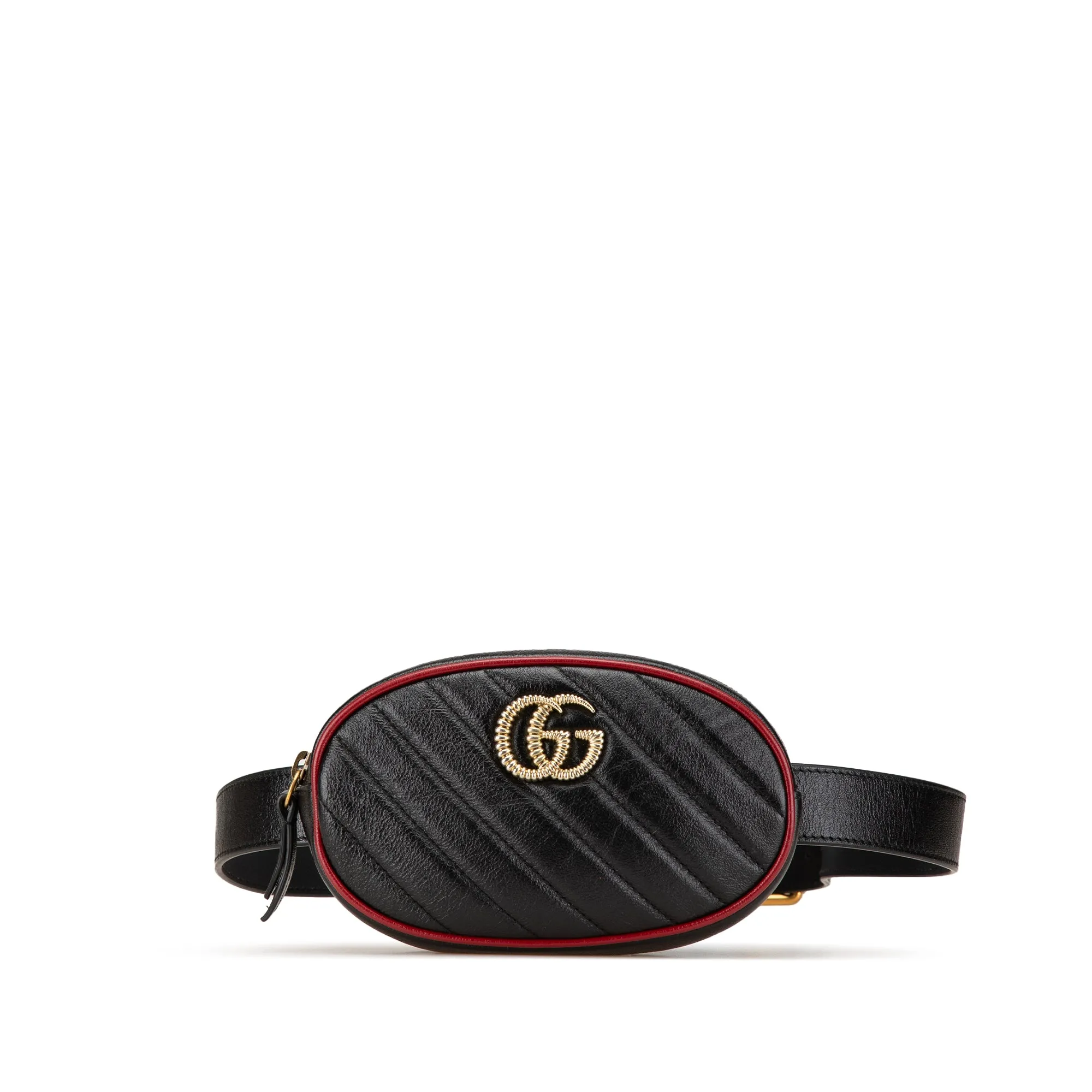 GG Marmont Leather Matelasse Torchon Belt Bag