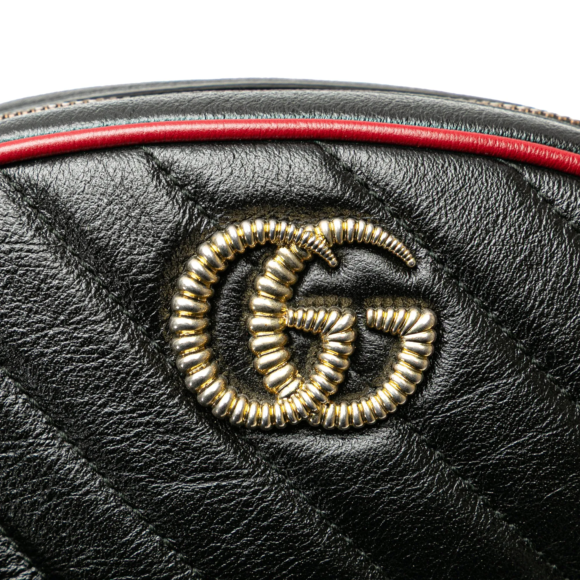 GG Marmont Leather Matelasse Torchon Belt Bag