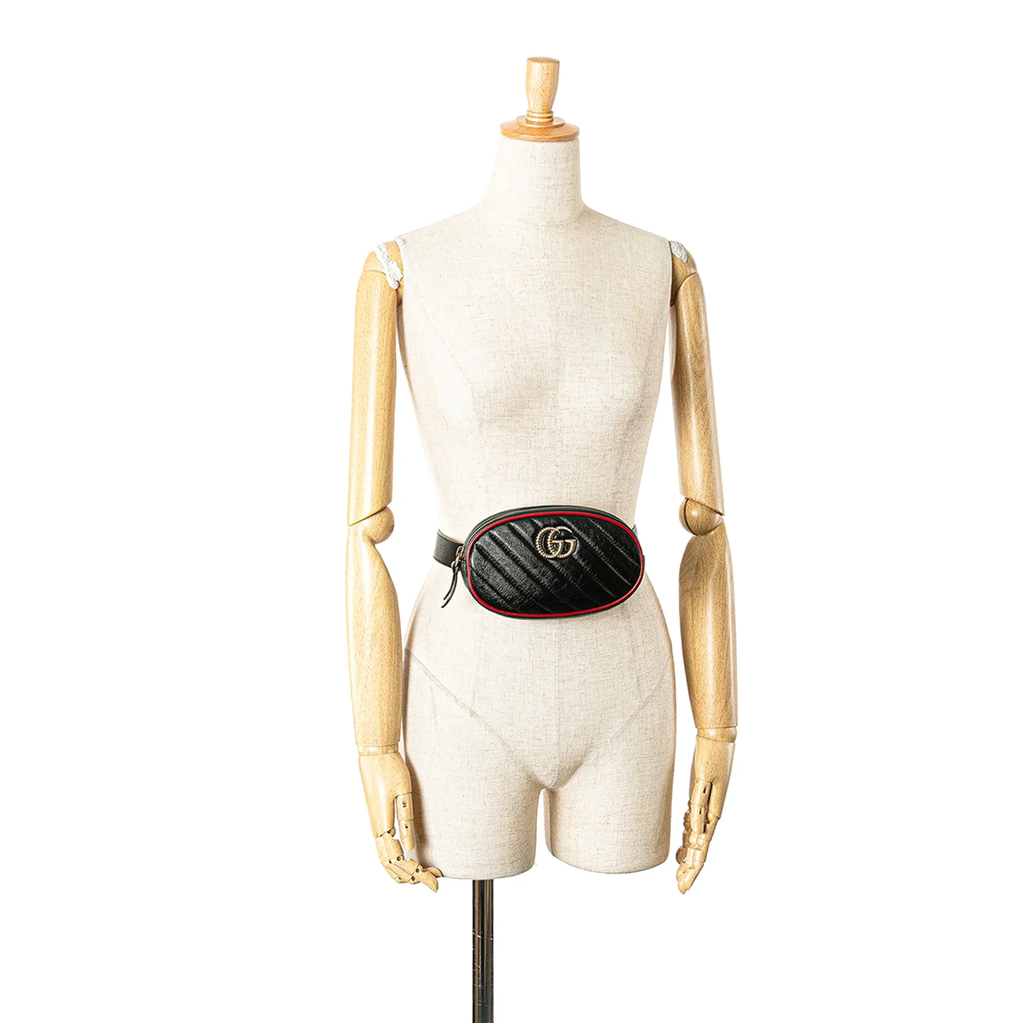 GG Marmont Leather Matelasse Torchon Belt Bag