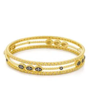 Gilded Cable 3 Stack Bangles