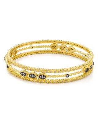 Gilded Cable 3 Stack Bangles