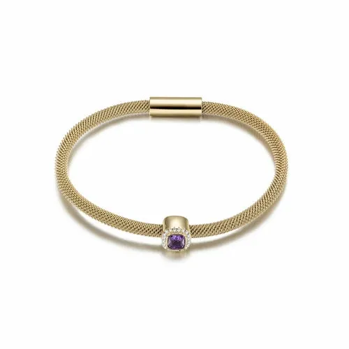 Gold and Silver Cable Bangles for Women - Hypoallergenic and Non-Tarnishing