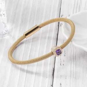 Gold and Silver Cable Bangles for Women - Hypoallergenic and Non-Tarnishing