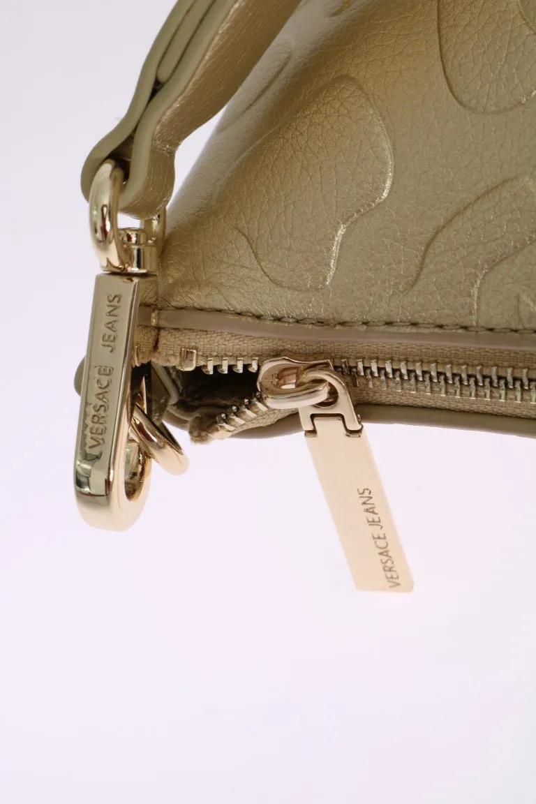 Gold Satchel Shopping Borse Tote Bag