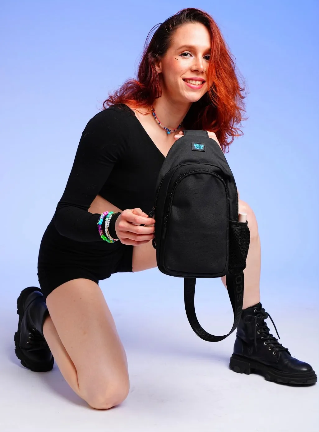 Ground Score - V2 Black Crossbody Bag