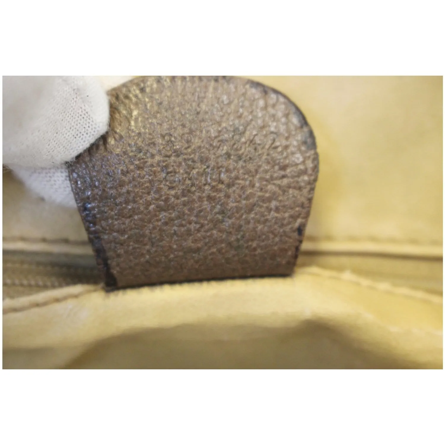 GUCCI GG Canvas Boston Satchel Bag Brown