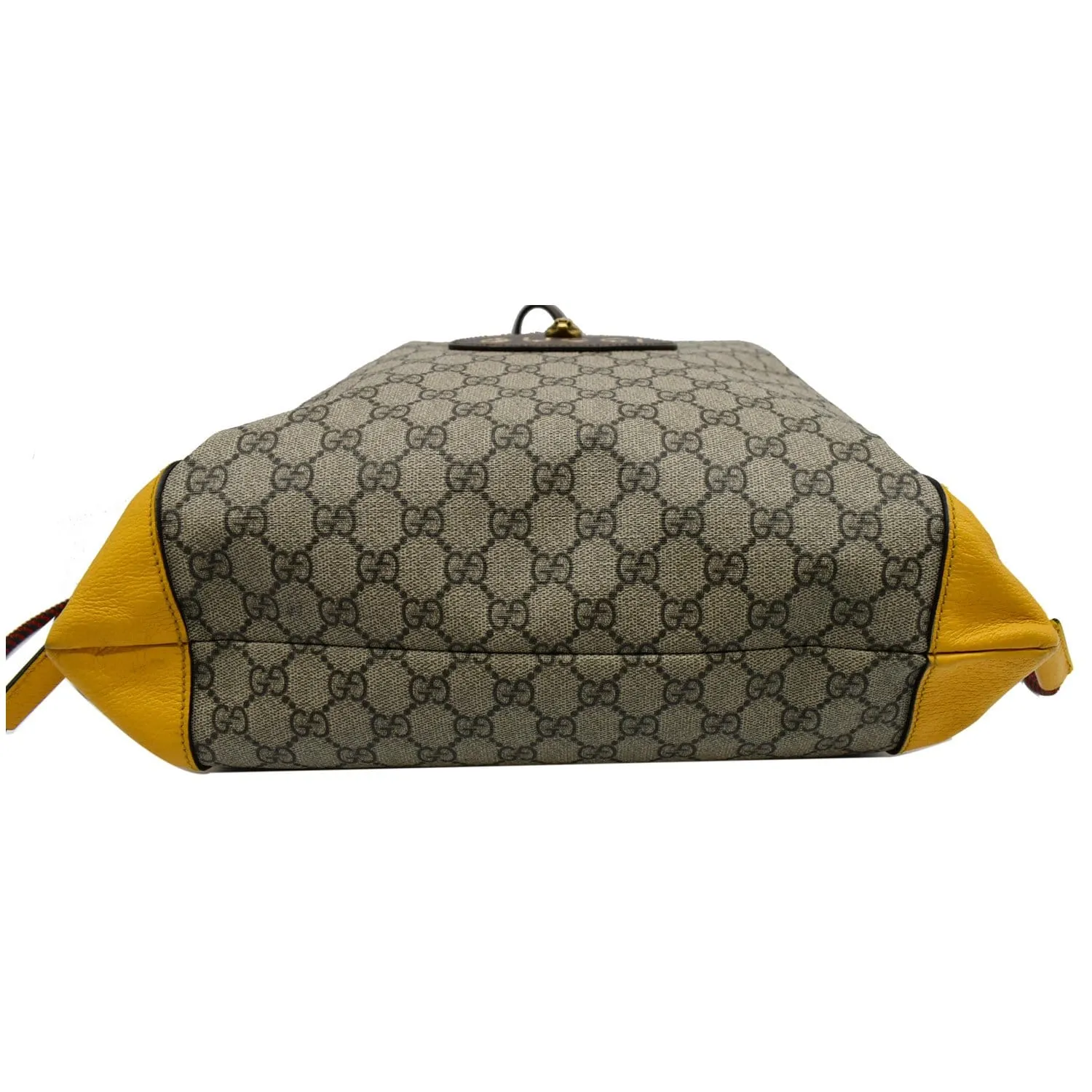 GUCCI Neo Vintage Drawstring GG Supreme Canvas Backpack Bag Beige 473872
