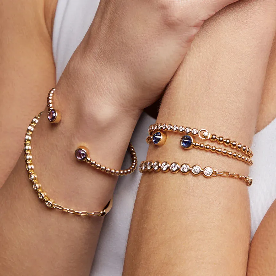 Gumuchian Diamond Nutmeg Beaded Bangle