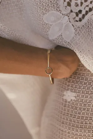 Hansen Bit 18KT Gold Bracelet