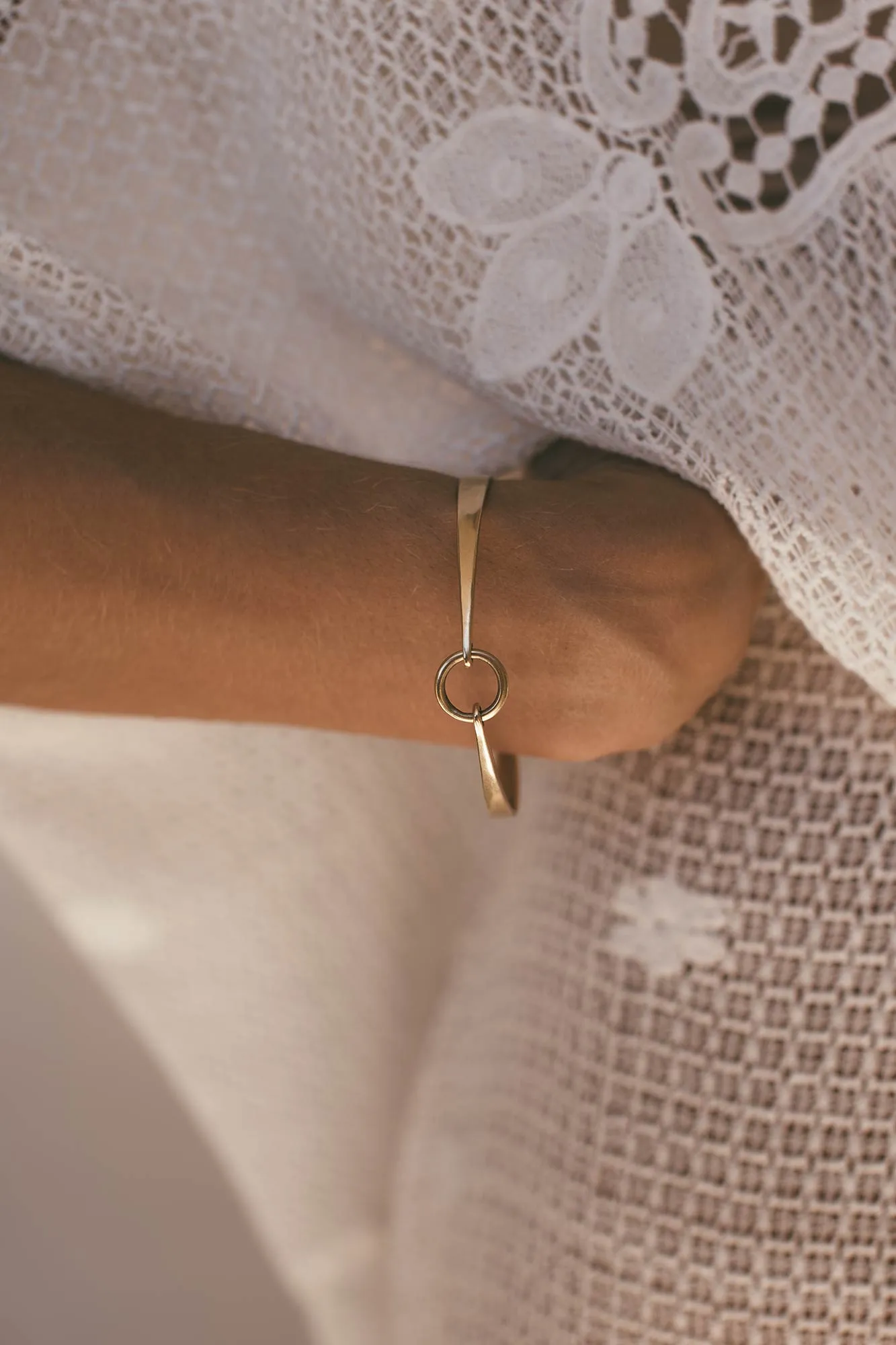 Hansen Bit 18KT Gold Bracelet