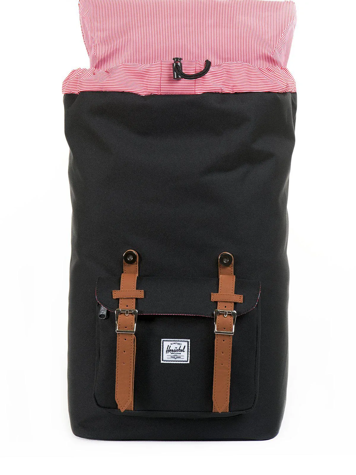 Herschel Little America Backpack 600D Poly Black Tan 25L