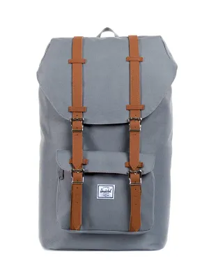 Herschel Little America Backpack 600D Poly Grey Tan 25L