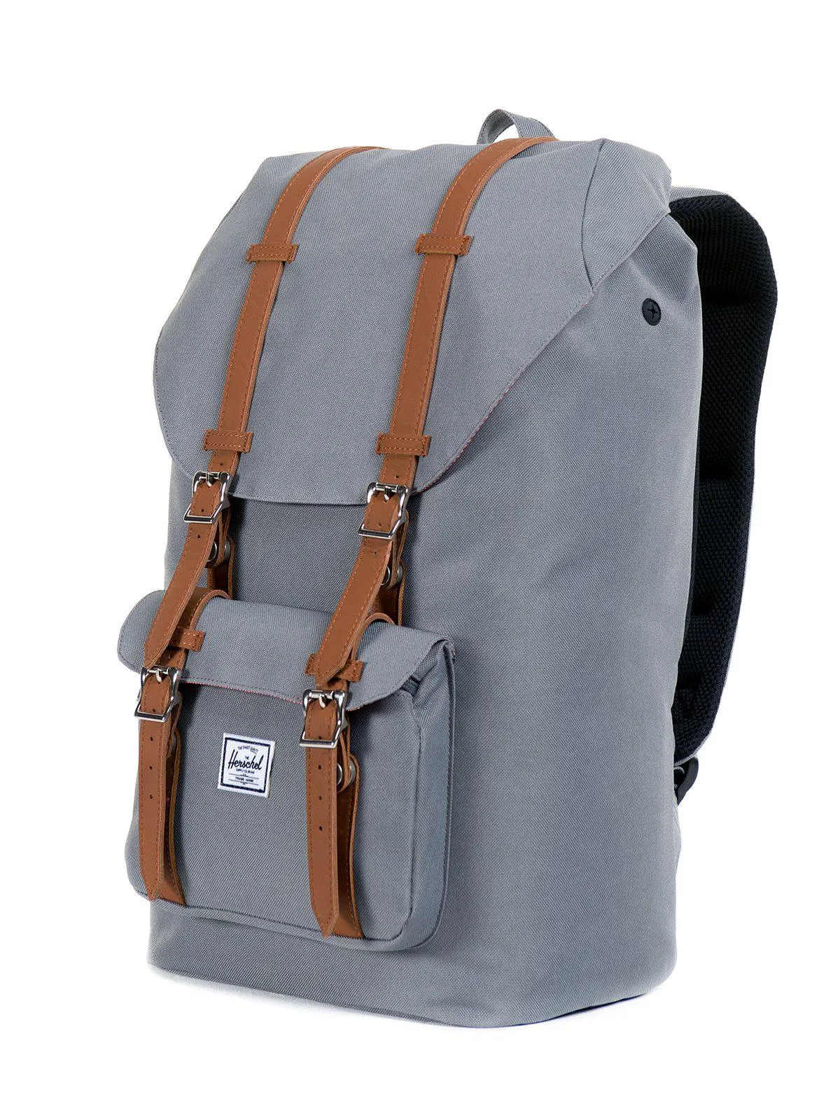 Herschel Little America Backpack 600D Poly Grey Tan 25L
