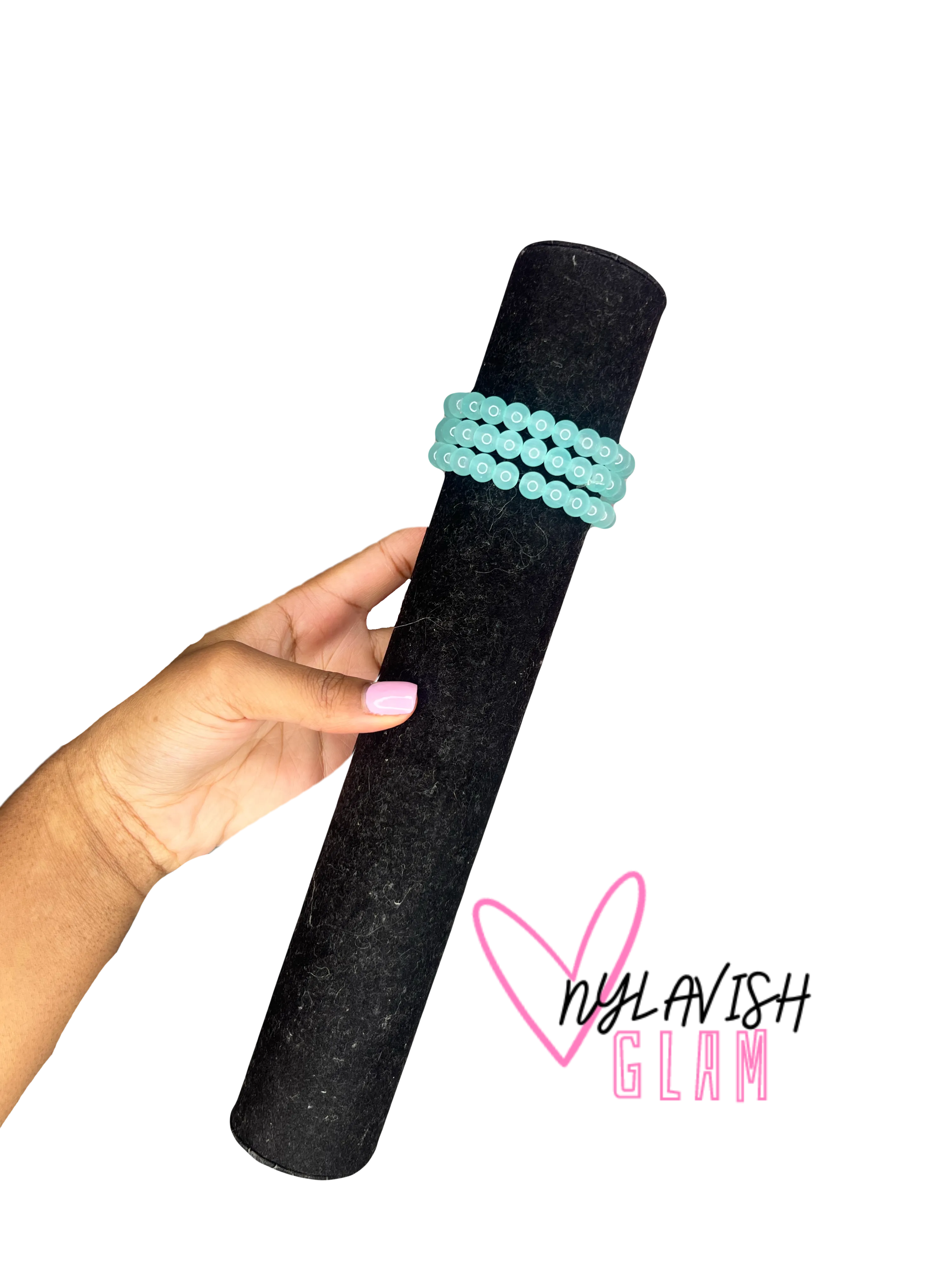 Hollow Green Beaded Bracelet