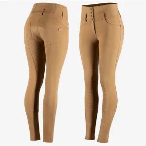 Horze Tara Ladies Breeches Tobacco Brown