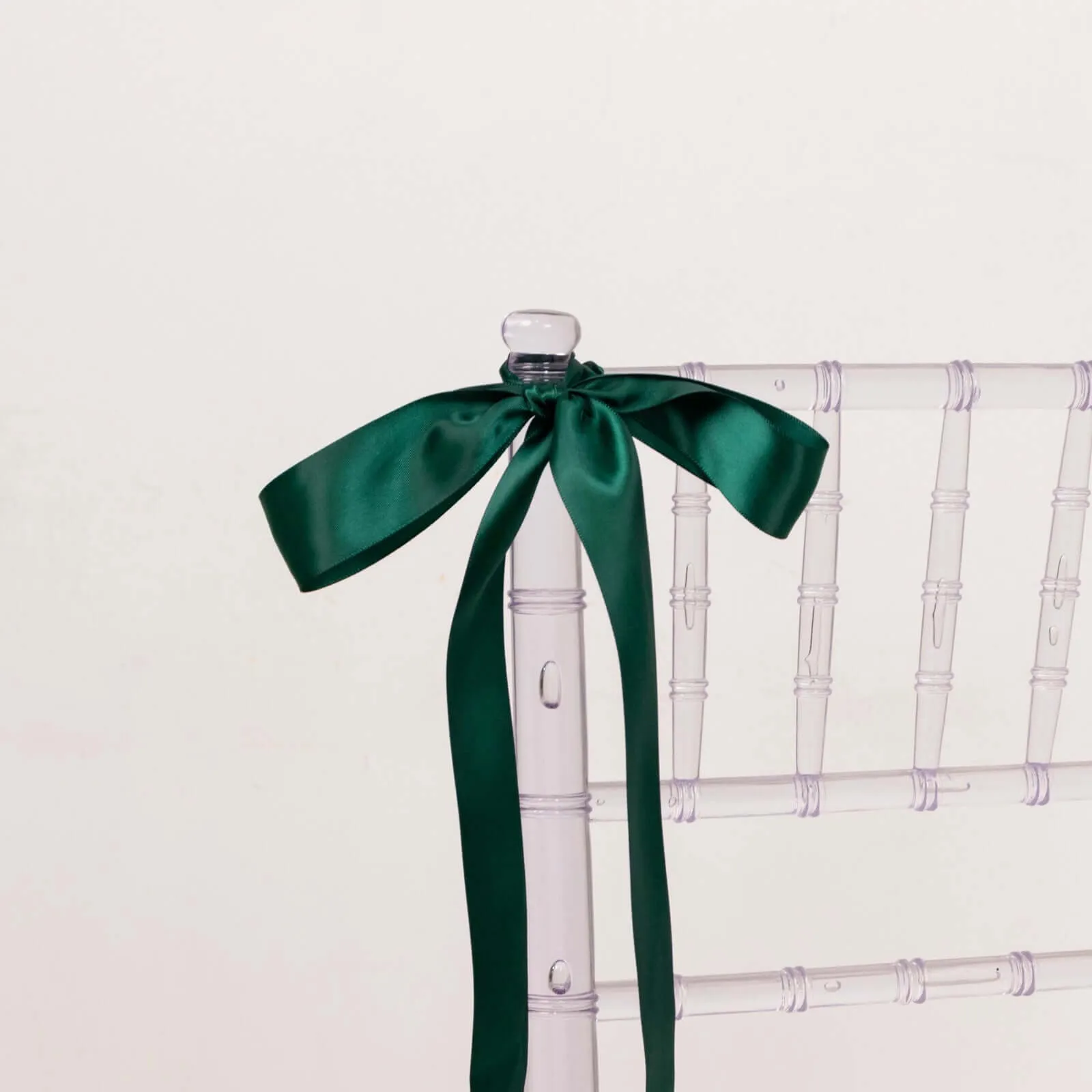 Hunter Emerald Green Single Face Decorative Satin Ribbon 50 Yards 1.5"